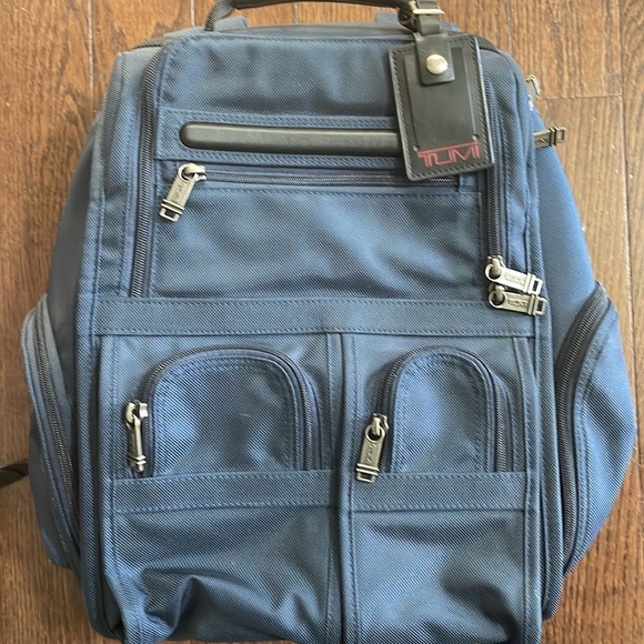 Tumi Alpha laptop backpack blue unisex - Picture 3 of 10